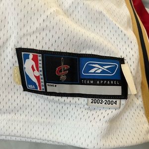 SOLD LeBron James rookie jersey 2003/2004 from nba store